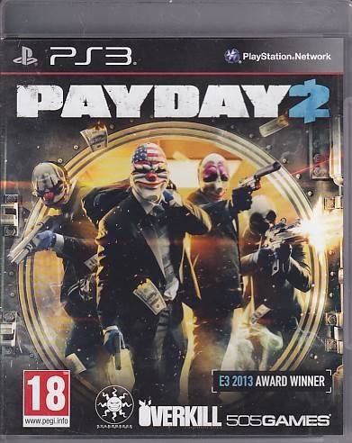 Payday 2 - PS3 (B Grade) (Genbrug)